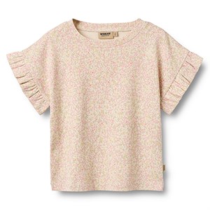Wheat - T-shirt Ally SS, Coral Flowers